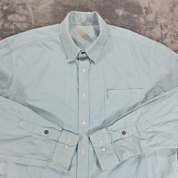 Cinch Modern Fit Button Shirt Men XL Turqouise Geometeric Western Cowboy  Casual - Picture 7 of 11